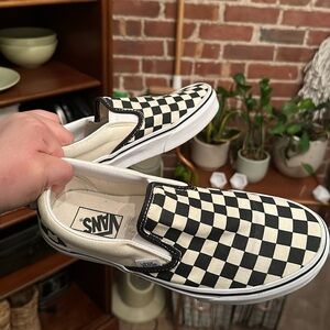 Vans Classic Slip-On Checkerboard Shoes